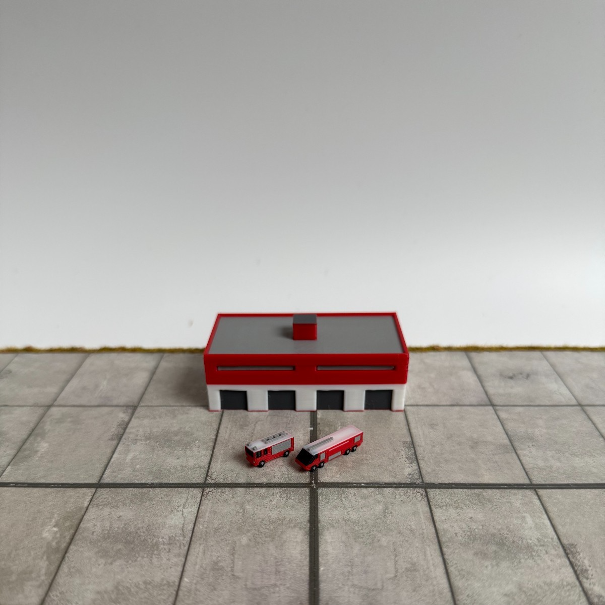 für Herpa Wings 1:500 / 1:400 Feuerwache / Airport Accessoires Fire Station