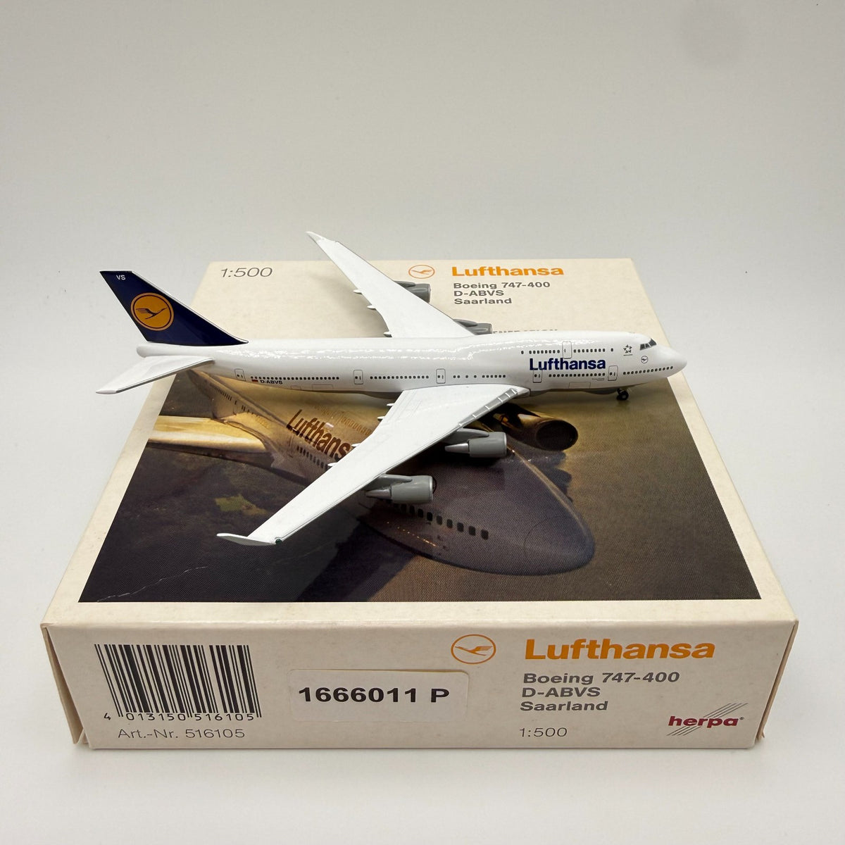 Herpa Wings 1:500 Lufthansa 747-400
