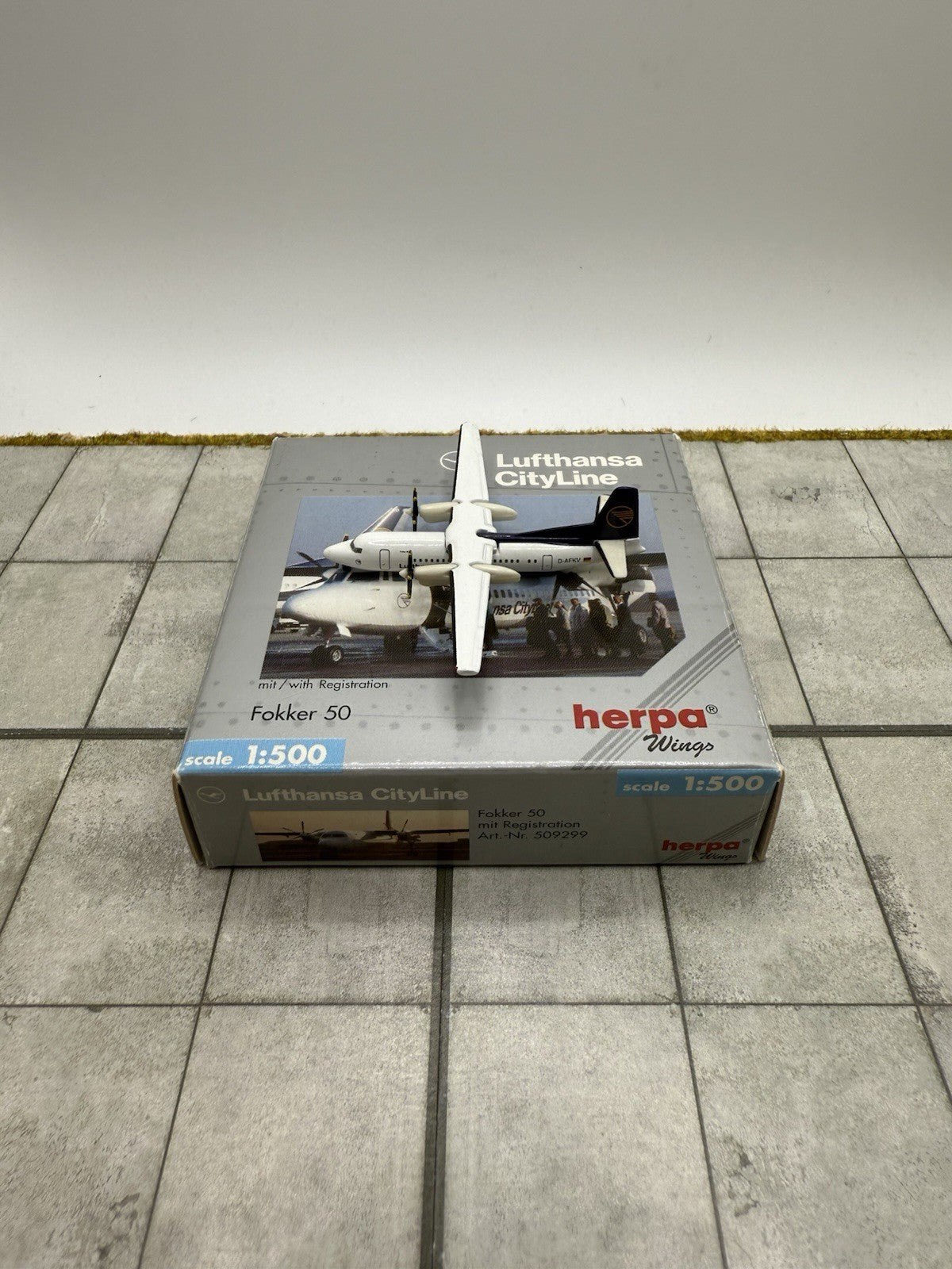 Herpa Wings 1:500 Lufthansa Cityline Fokker 50