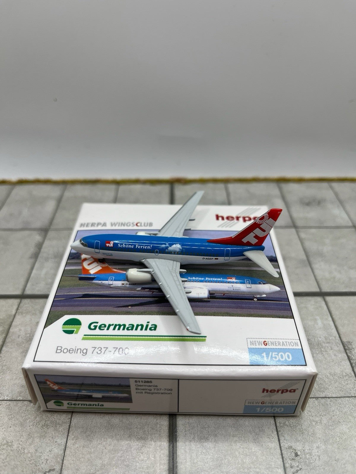 Herpa Wings 1:500 Germania TUI  737-700
