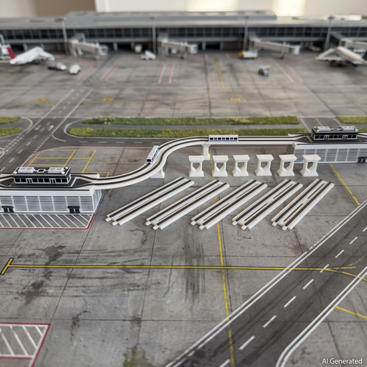 für Herpa Wings 1:500 / 1:400 ATM Automatic People Mover / Skytrain