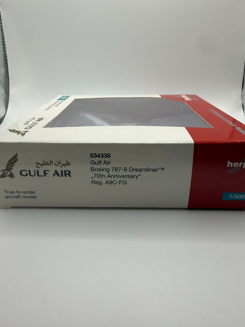 Herpa Wings 1:500 Gulf Air 787-9 70th Anniversary