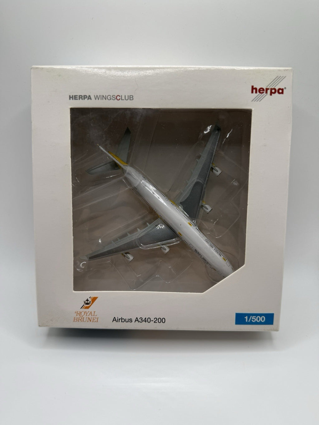Herpa Wings 1:500 Royal Brunei Airlines A340-200