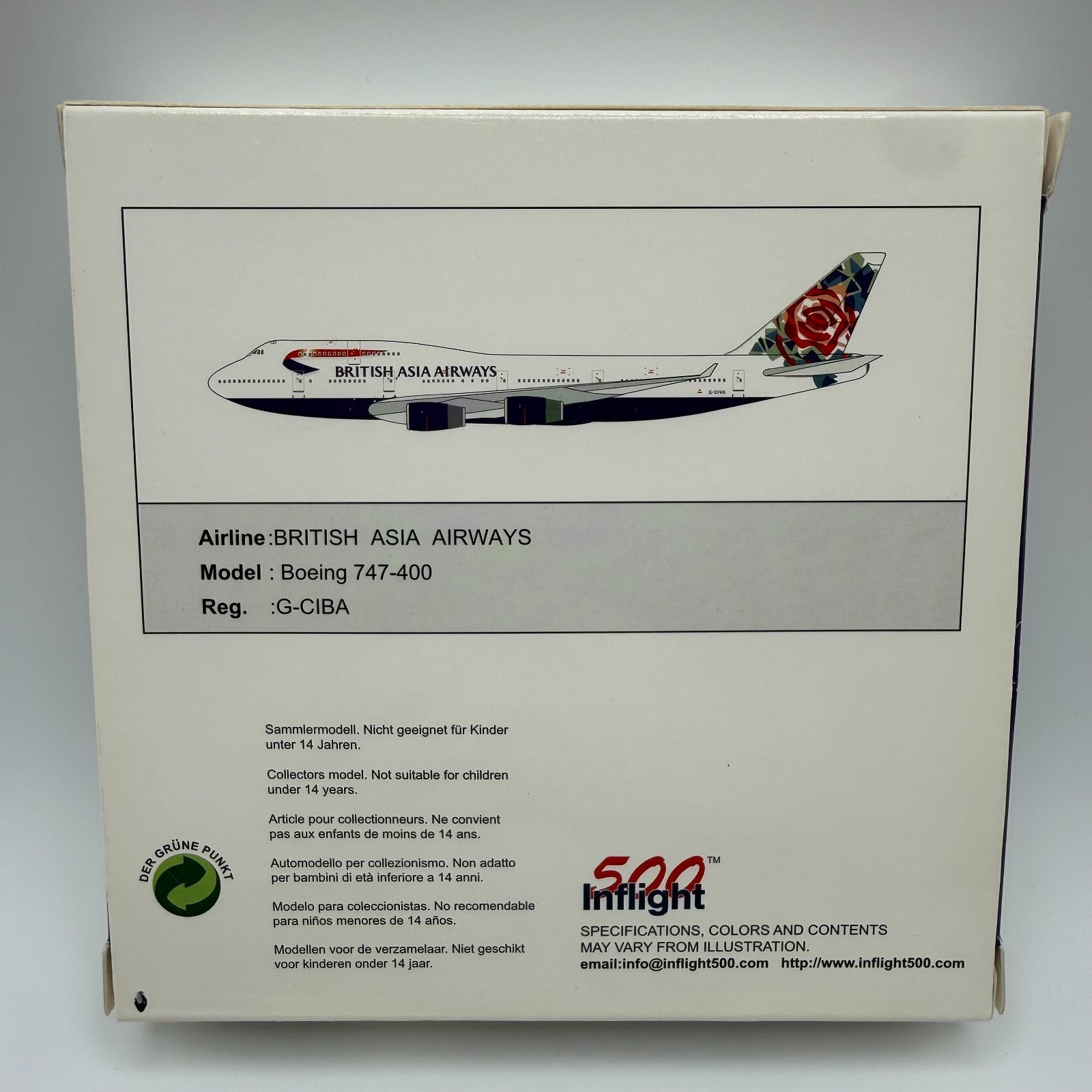Herpa Wings 1:500 / Inflight500 British Airways Asia 747-400
