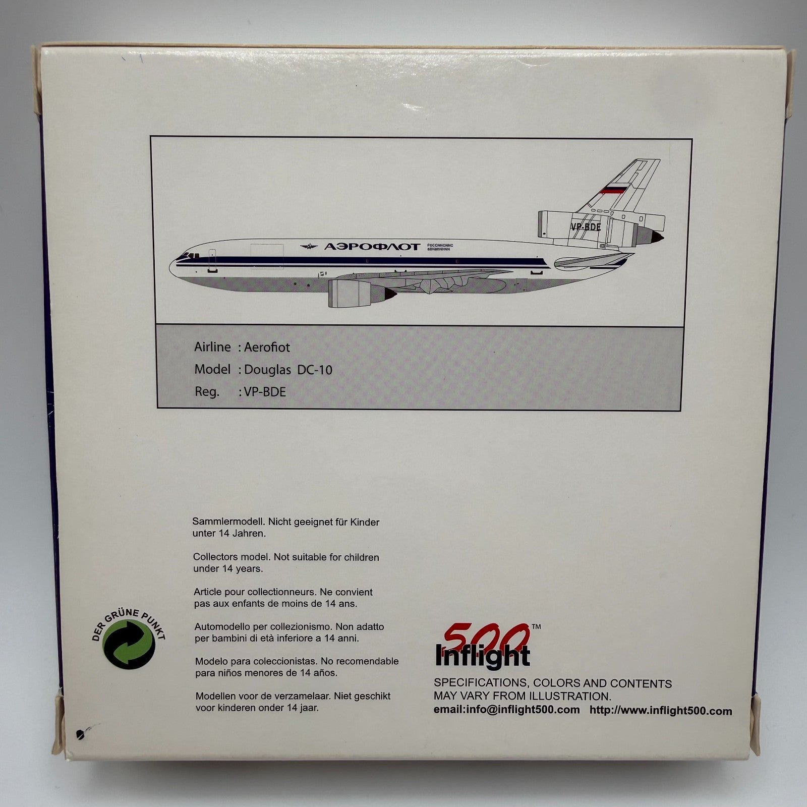 Herpa Wings 1:500 / Inflight500 Aeroflot DC-10