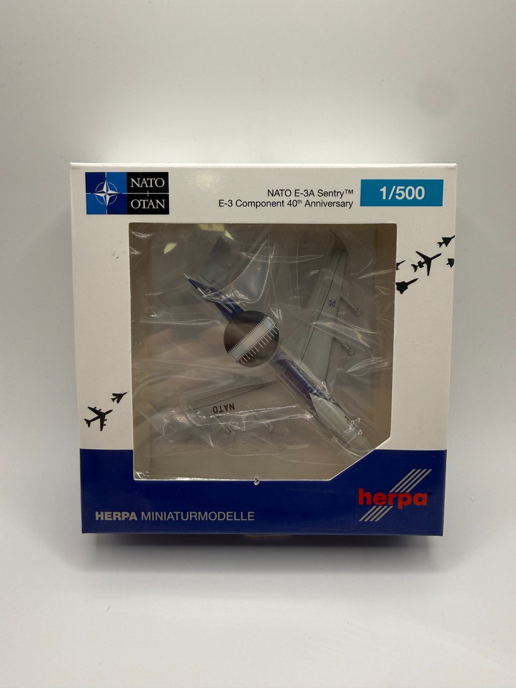 Herpa Wings 1:500 NATO E-3A Sentry Awacs 40th Anniversary