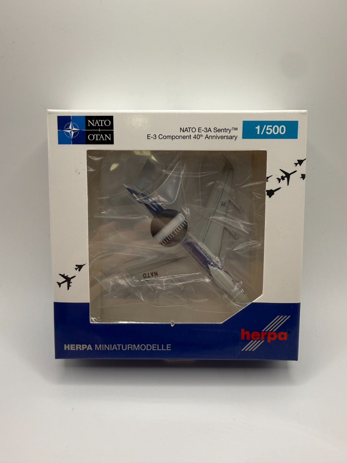 Herpa Wings 1:500 NATO E-3A Sentry Awacs 40th Anniversary