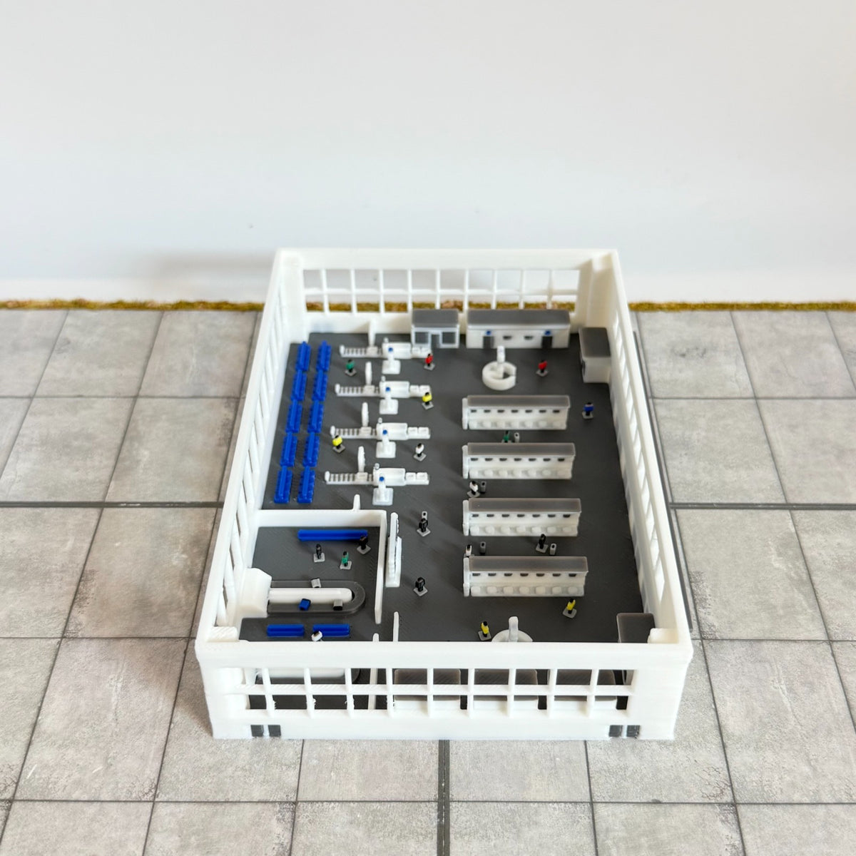 für Herpa Wings 1:500  Abflughalle V2 Departure Hall with removable roof