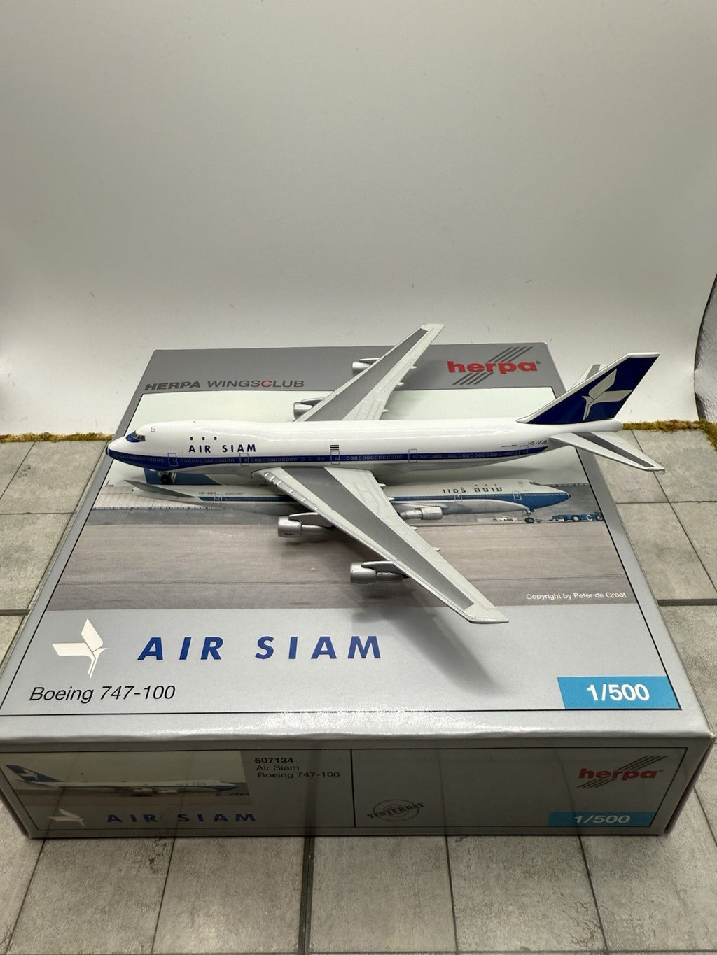 Herpa Wings 1:500 Air Siam 747-100