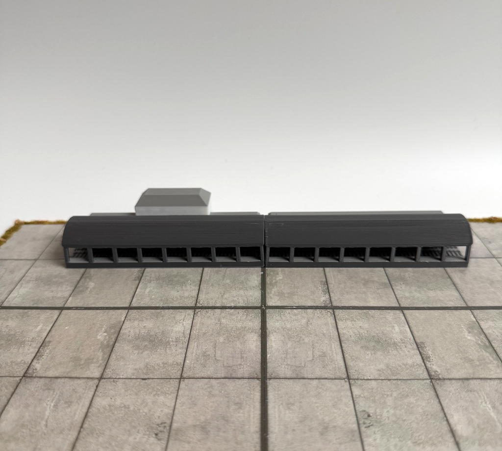 für Herpa Wings 1:500 Zug Train station Bahnhof / Airport Accessoires