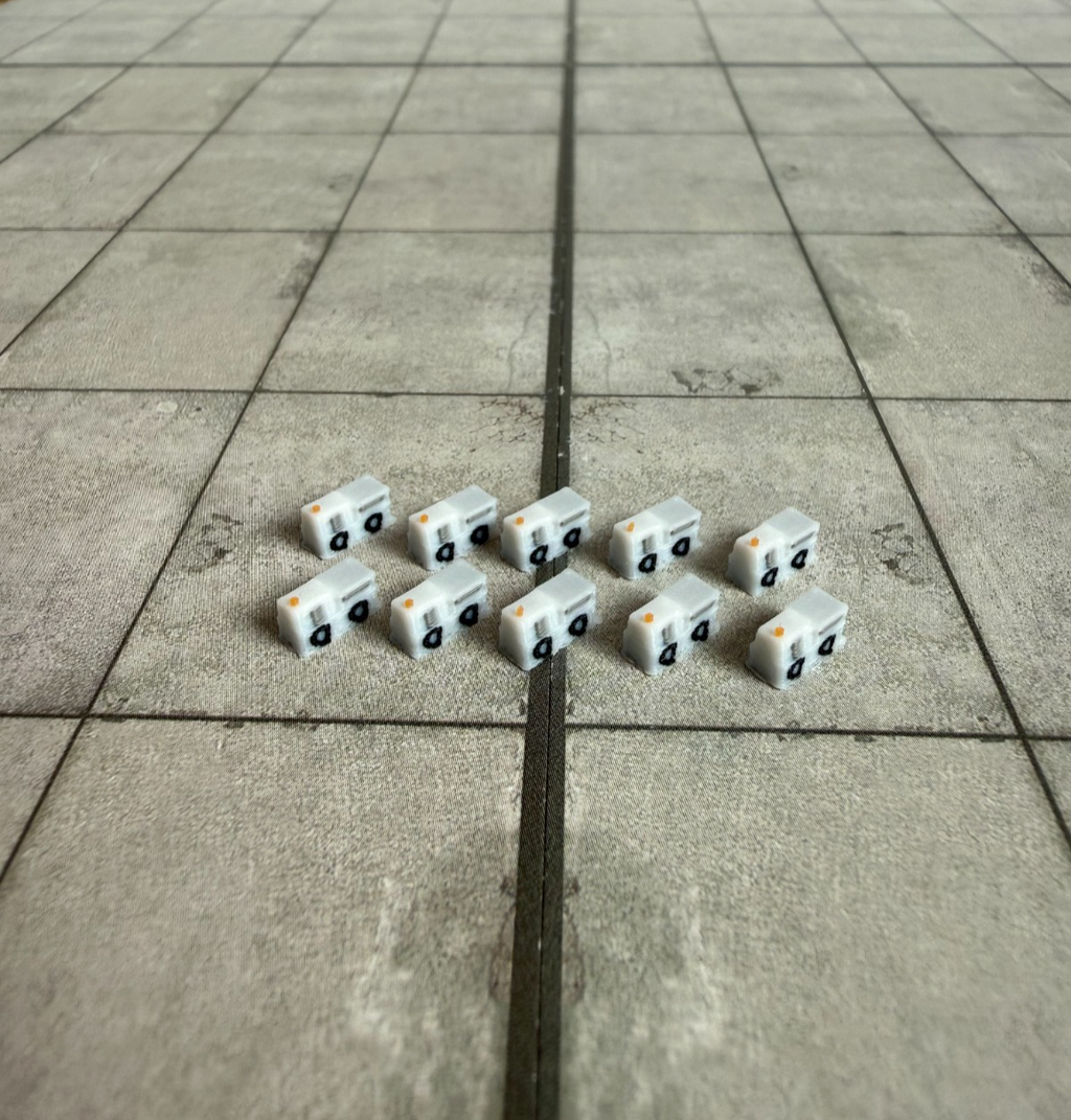 für Herpa Wings 1:500 / 1:400 10x GPU Ground Power Unit GSE / Airport