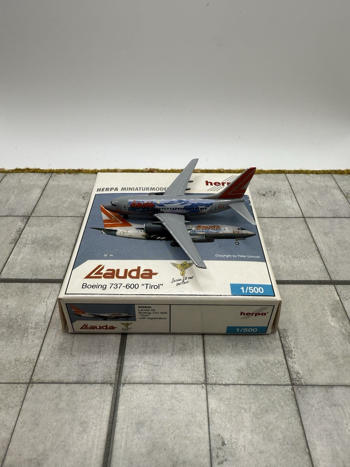 Herpa Wings 1:500 Lauda Air 737-600 Tirol
