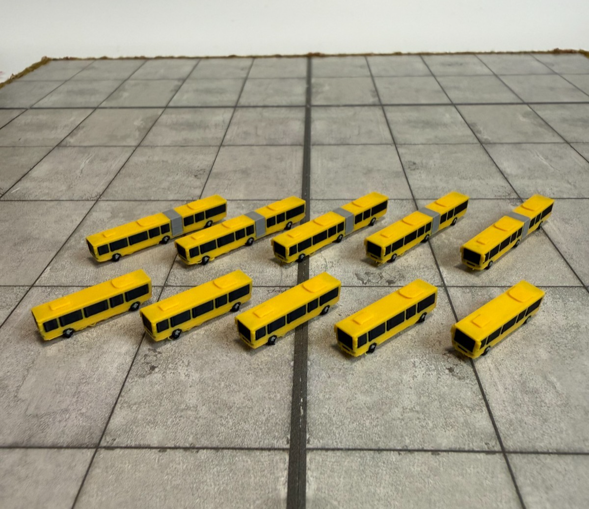 für Herpa Wings 1:500 / 1:400 10x Airport Bus  GSE / Airport Accessoires