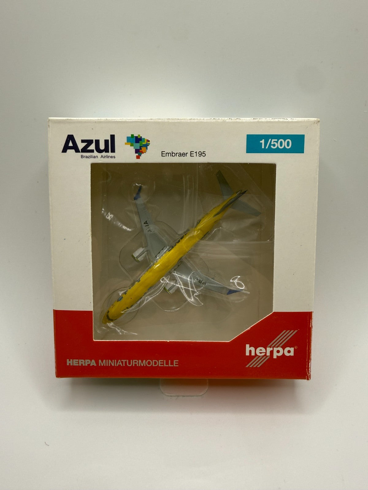 Herpa Wings 1:500 Azul Embraer ERJ-190 Canarinho Azul