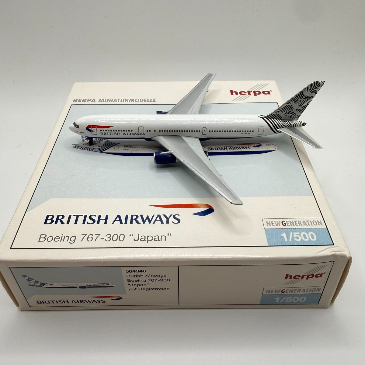 Herpa Wings 1:500 British Airways 767-300 Japan