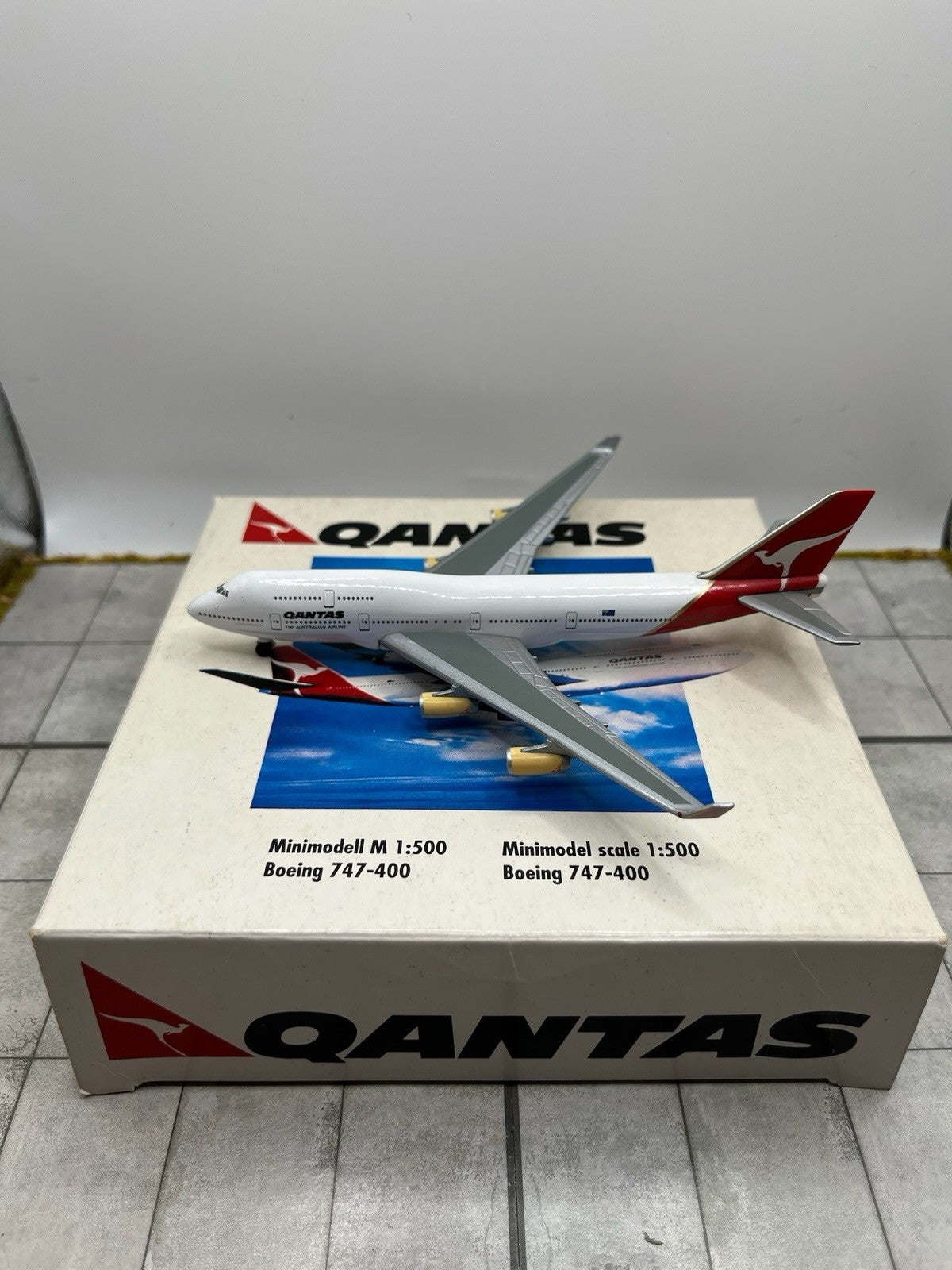 Herpa Wings 1:500 Qantas 747-400
