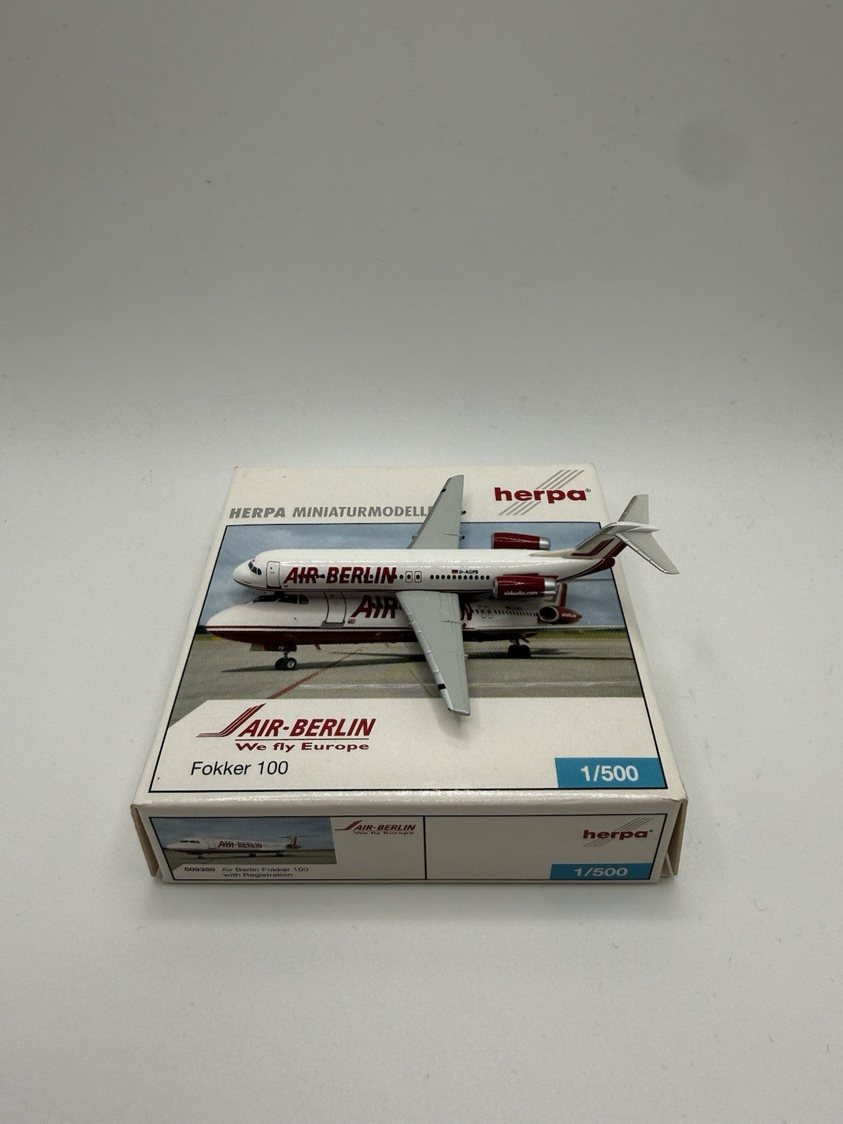 Herpa Wings 1:500 Air Berlin Fokker 100
