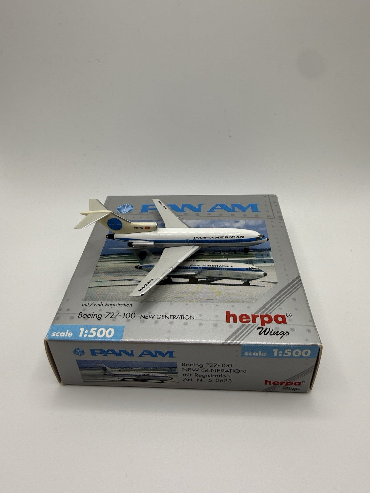 Herpa Wings 1:500 Pan Am 727-200