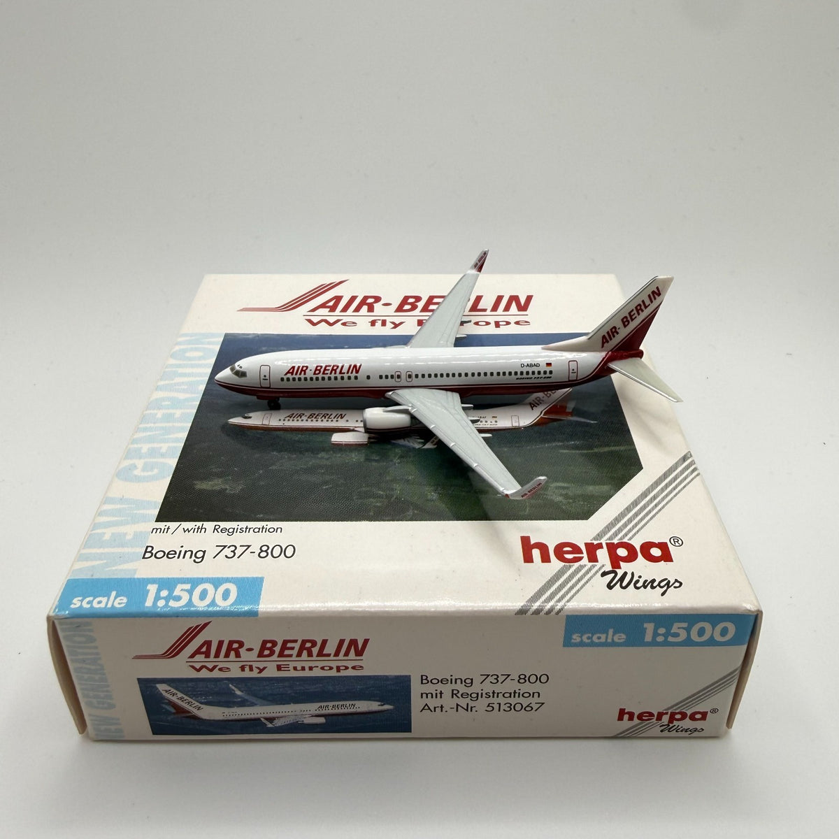 Herpa Wings 1:500 Air Berlin 737-800