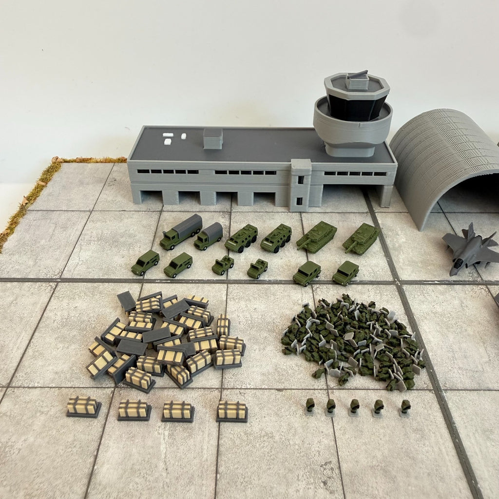 für Herpa Wings 1:500 Air Base Bundle Set Militär Military