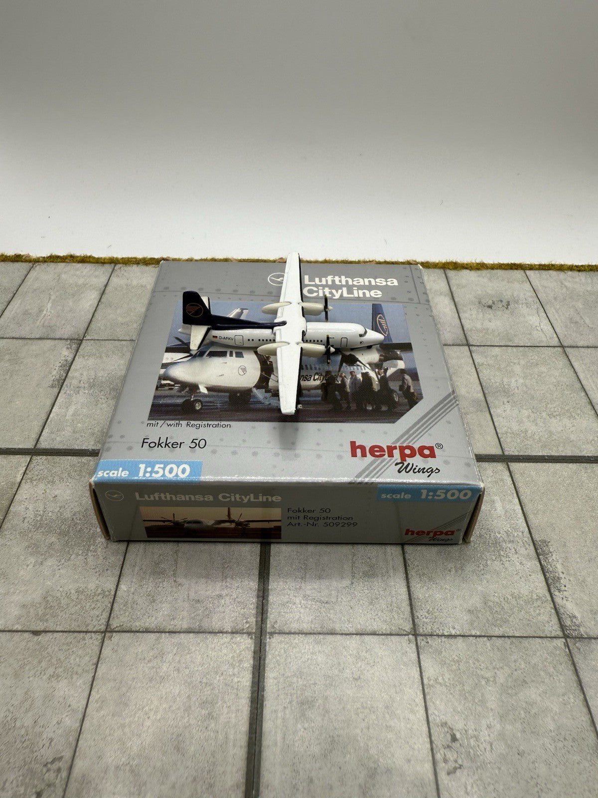 Herpa Wings 1:500 Lufthansa Cityline Fokker 50