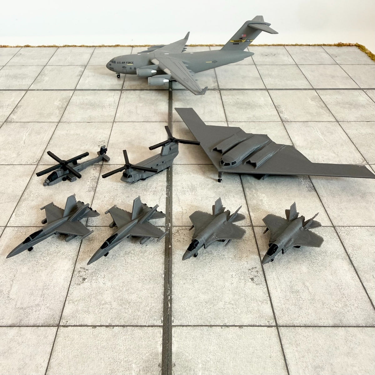 für Herpa 1:500 / 1:400  Militär Flugzeug Set / Military Aircraft Set