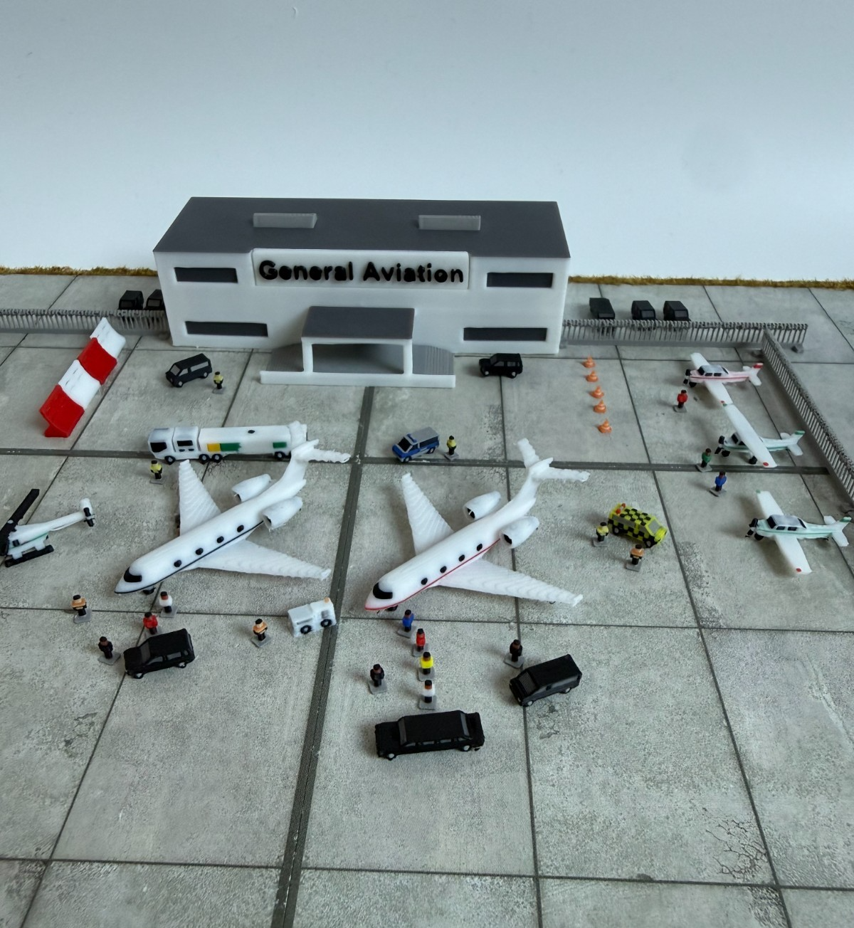 für Herpa Wings 1:500 /  1:400 General Aviation / Airport Accessoires / GSE