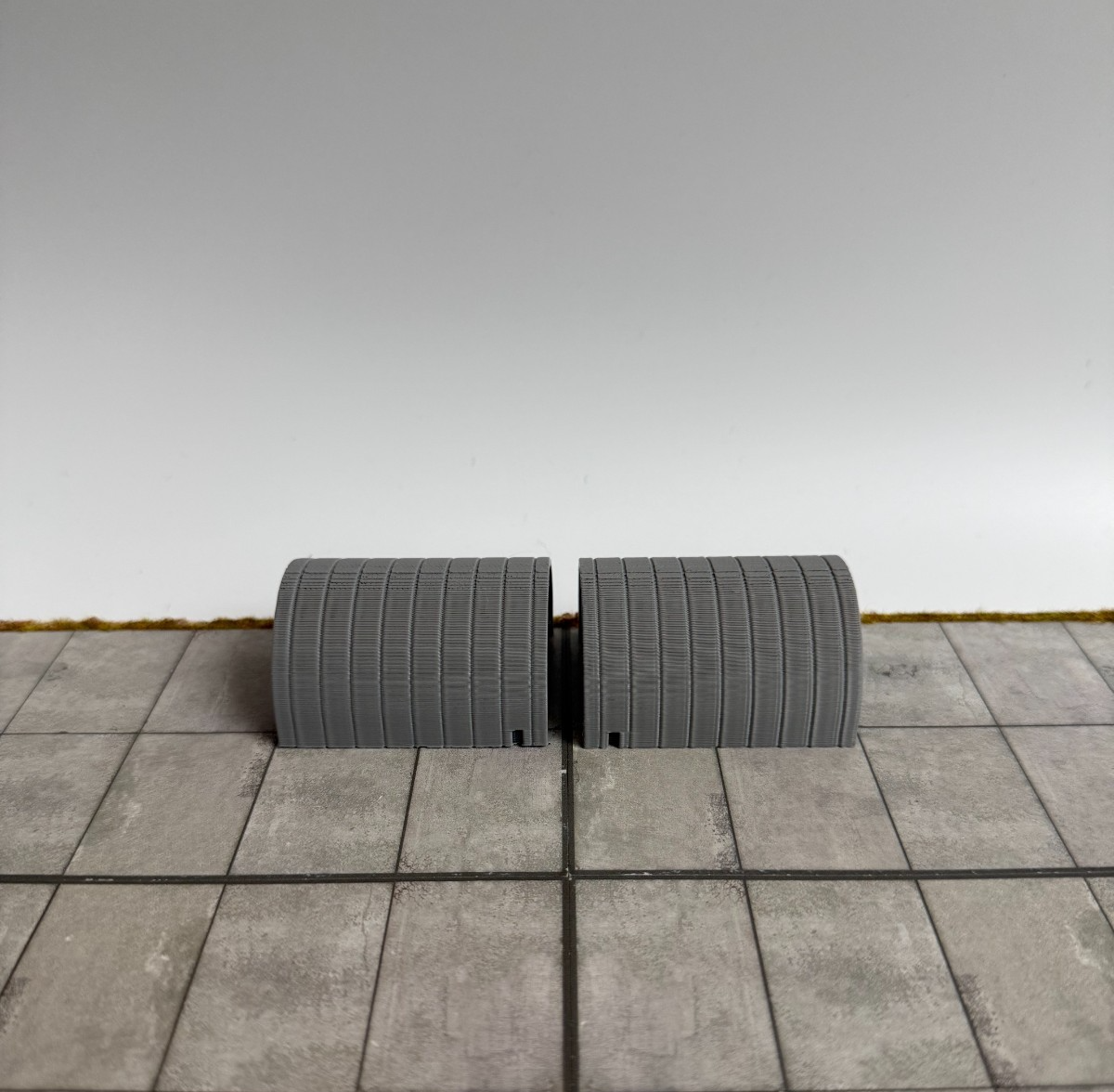 für Herpa Wings 1:500 / 1:400 2x Hangar Militär miliary /Airport accessoires