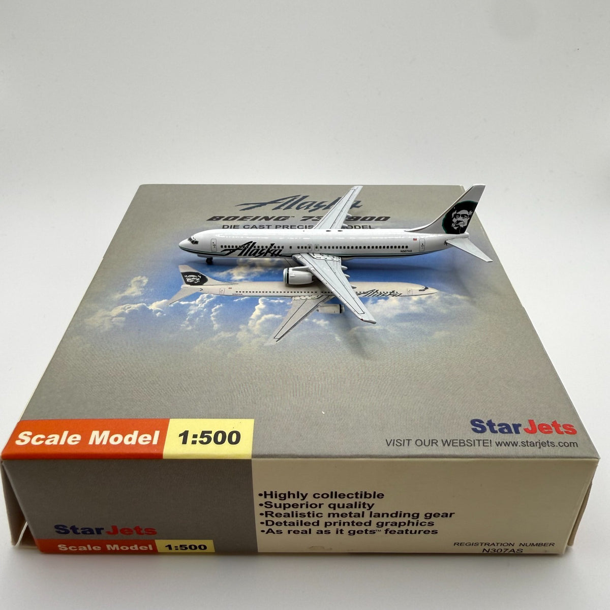 Herpa Wings / Star Jets 1:500 Alaska Airlines 737-800