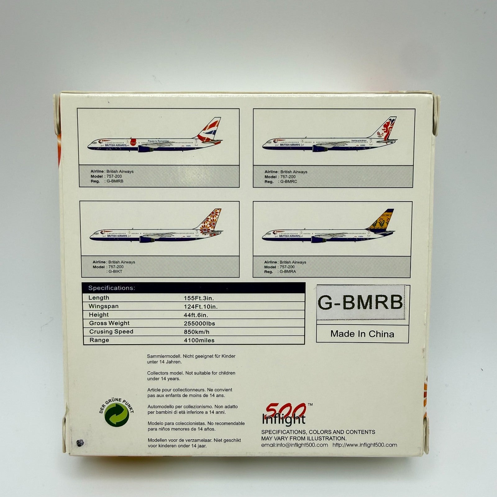 Herpa Wings 1:500 / Inflight500 British Airways 757-200
