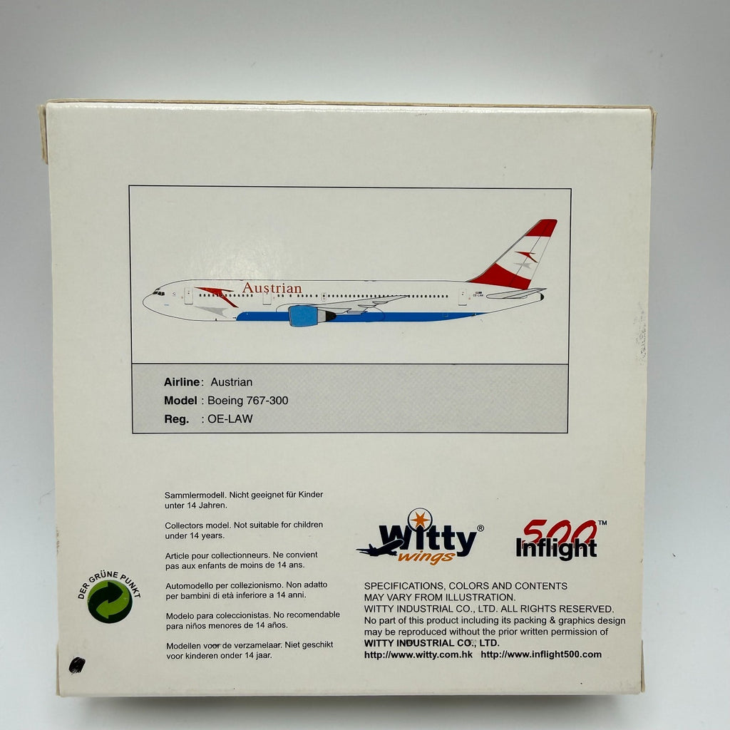 Herpa Wings 1:500 / Inflight500 Austrian Airlines 767-300