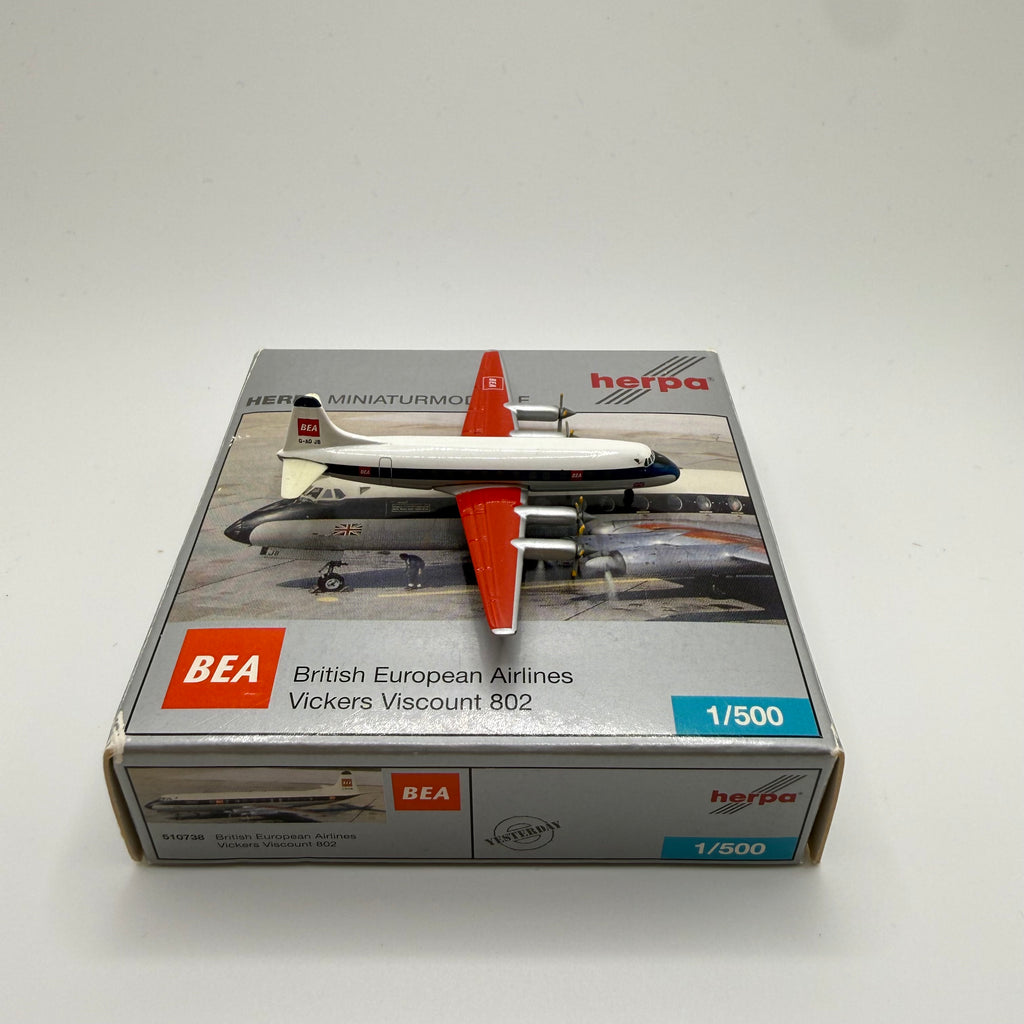 Herpa Wings 1:500 BEA British European Airlines Vickers Viscount 802