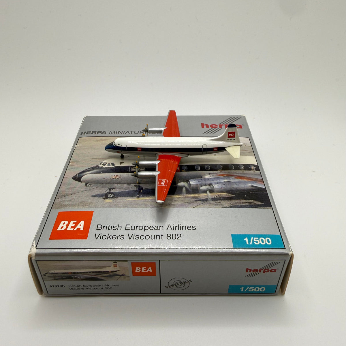Herpa Wings 1:500 BEA British European Airlines Vickers Viscount 802