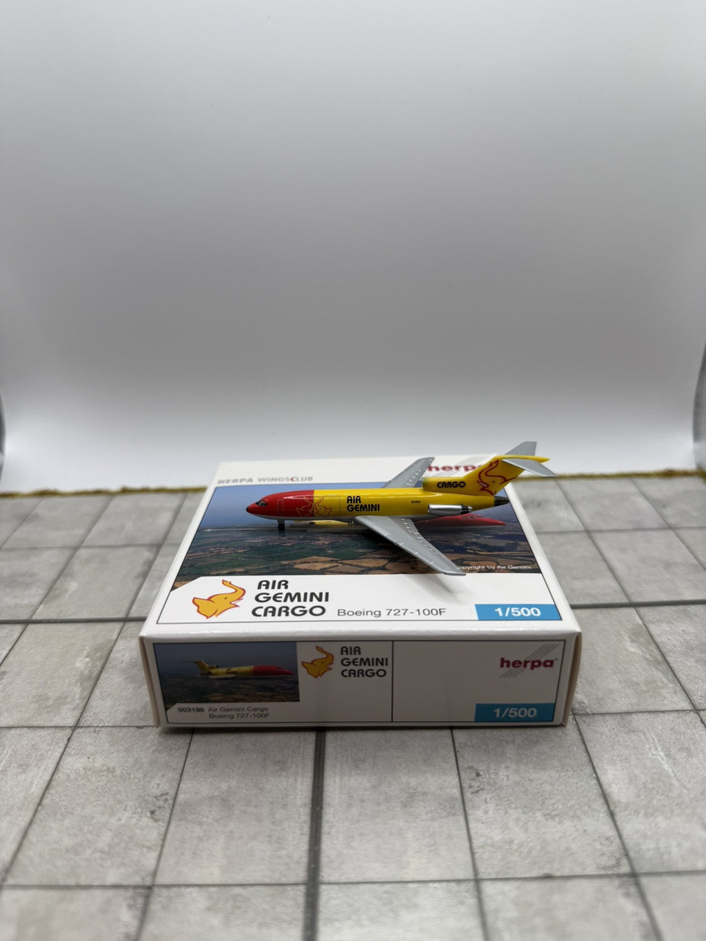 Herpa Wings 1:500 Air Gemini Cargo 727-100F