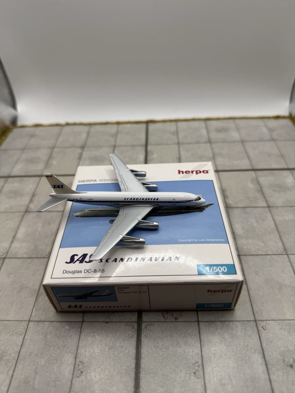 Herpa Wings 1:500 SAS Douglas DC-8