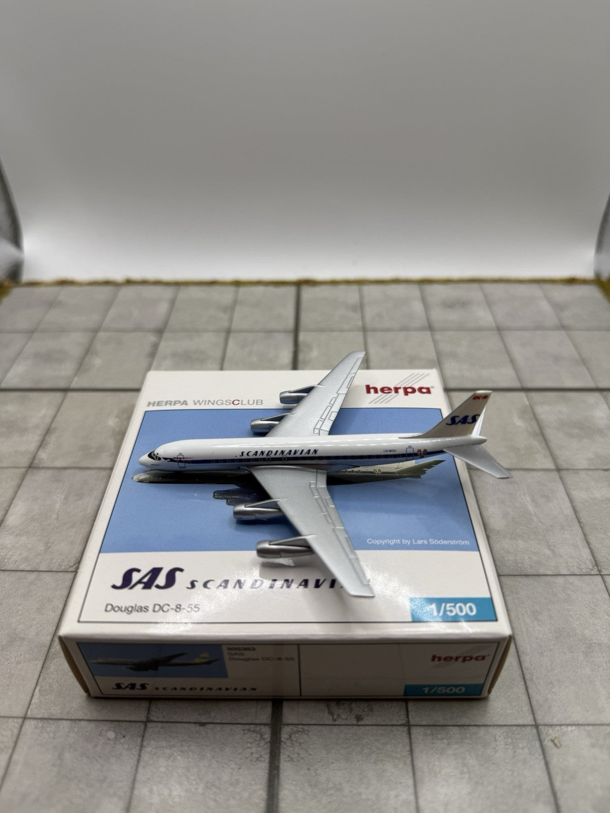 Herpa Wings 1:500 SAS Douglas DC-8