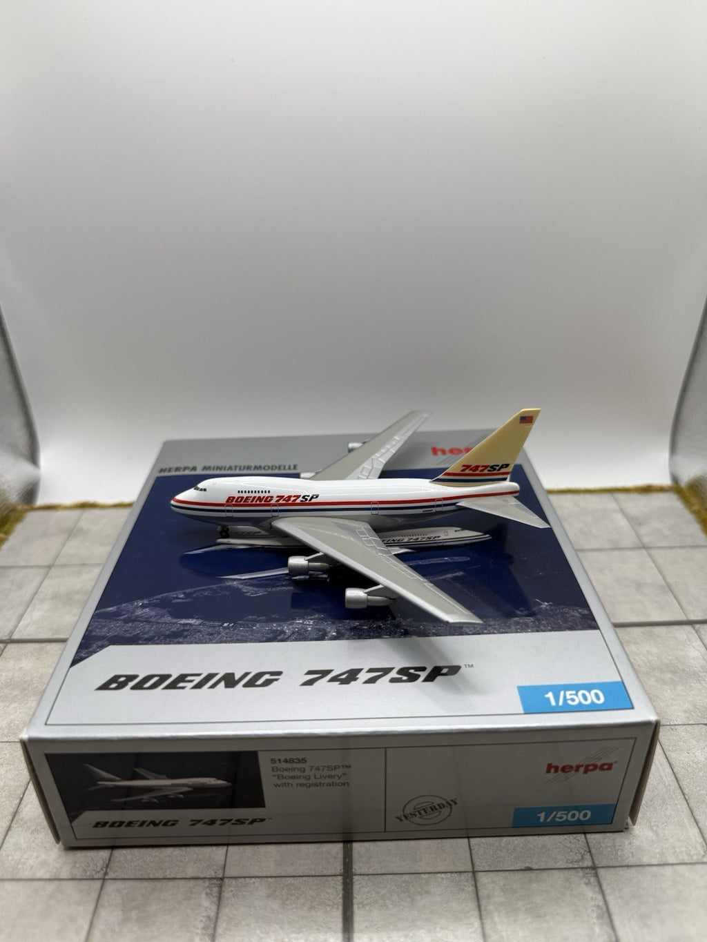 Herpa Wings 1:500 Boeing 747SP