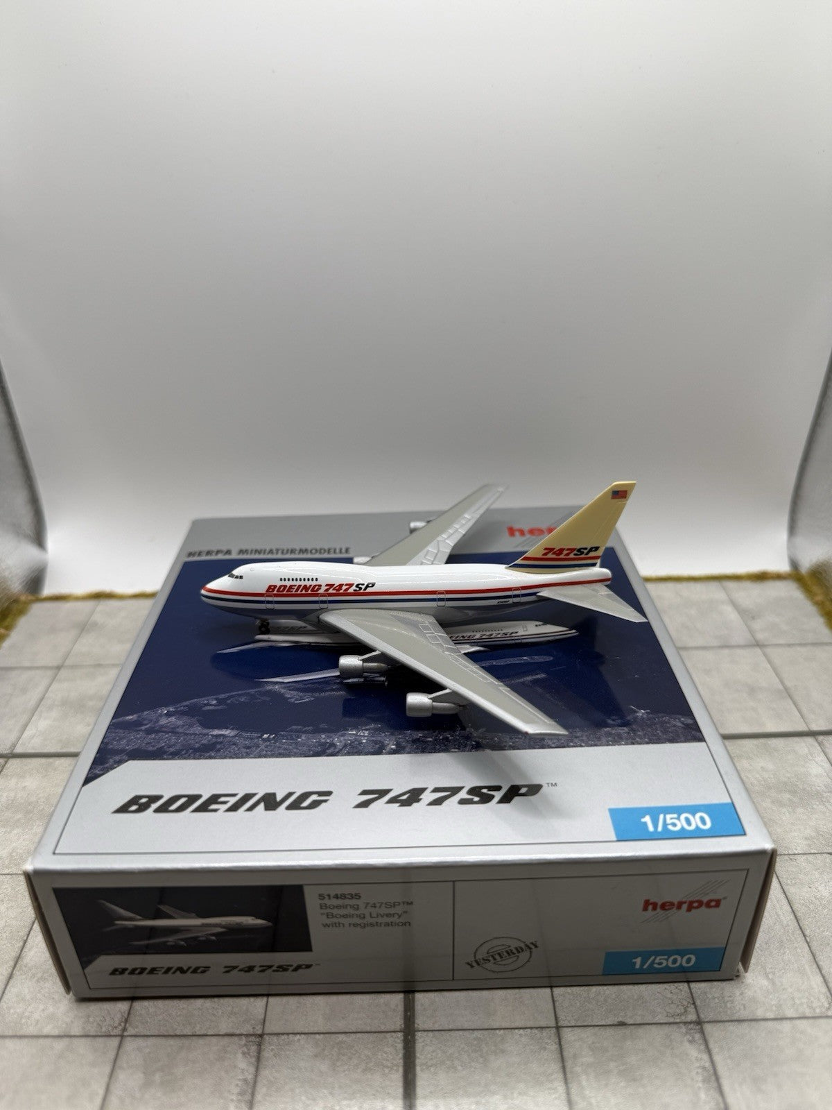 Herpa Wings 1:500 Boeing 747SP