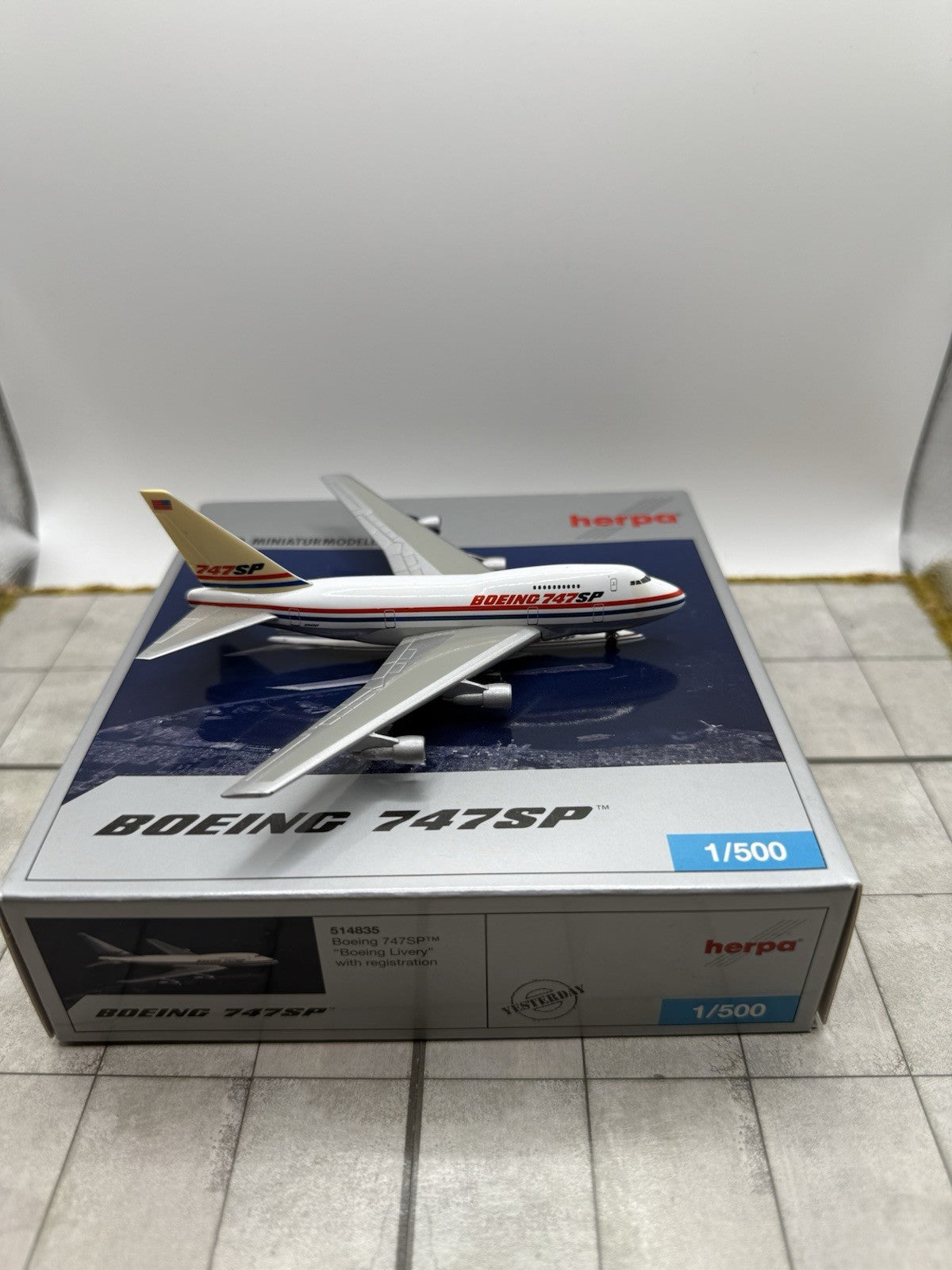 Herpa Wings 1:500 Boeing 747SP