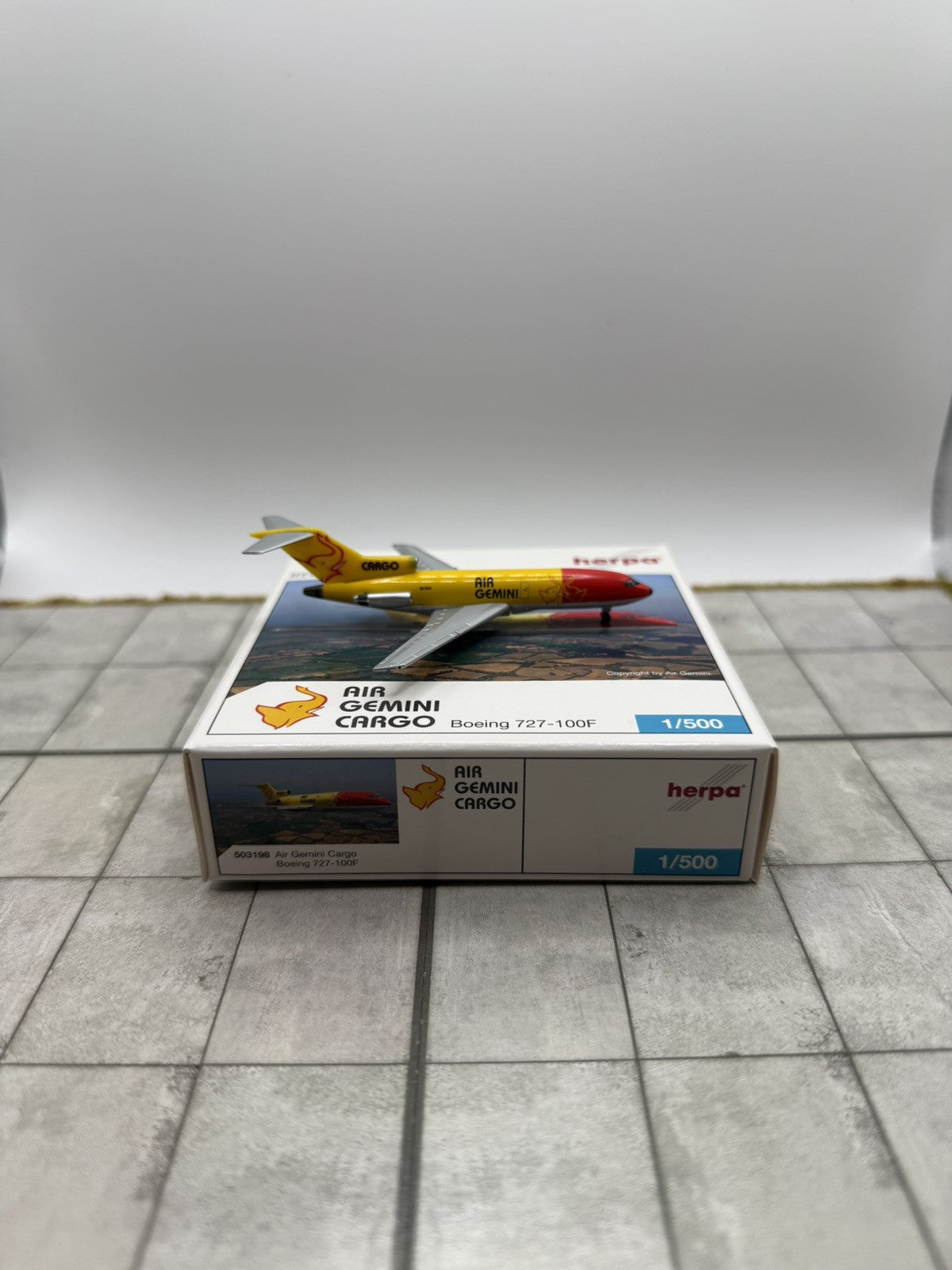 Herpa Wings 1:500 Air Gemini Cargo 727-100F